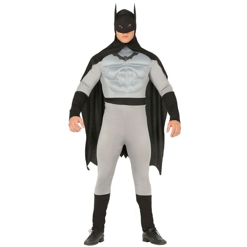 Disfraz Batman gris para hombre tallas