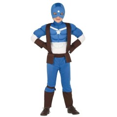 Disfraz capitan super heroe invierno para niño. Tus disfraces baratos