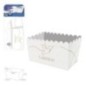 Caja palomitas rectangular Comunión paloma 3 uds 14x7 cm