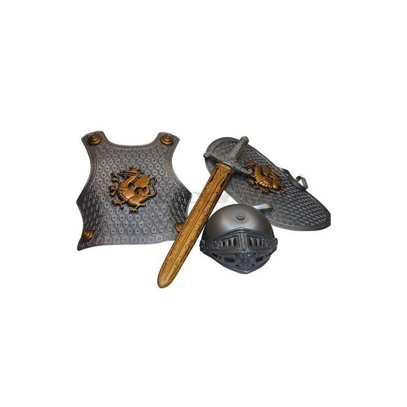 Armadura medieval infantil 4 piezas