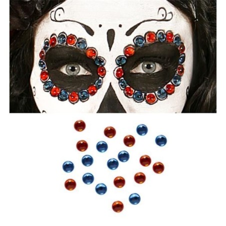 Gemas adhesivas para piel azul ambar 40 unid. 3411 8003558034116