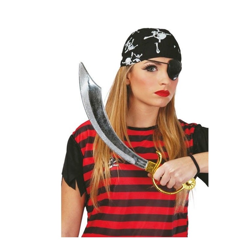 Espada pirata con parche
