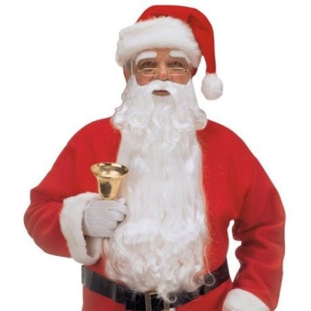 Barba blanca papa noel extra con cejas y bigote 1523C 8003558152308