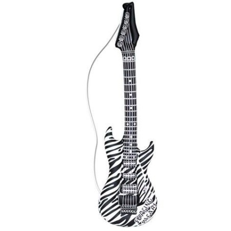 Guitarra hichable zebra 105 cm 23942 8003558239429