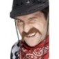Bigote forajido del oeste castaño  vaquero