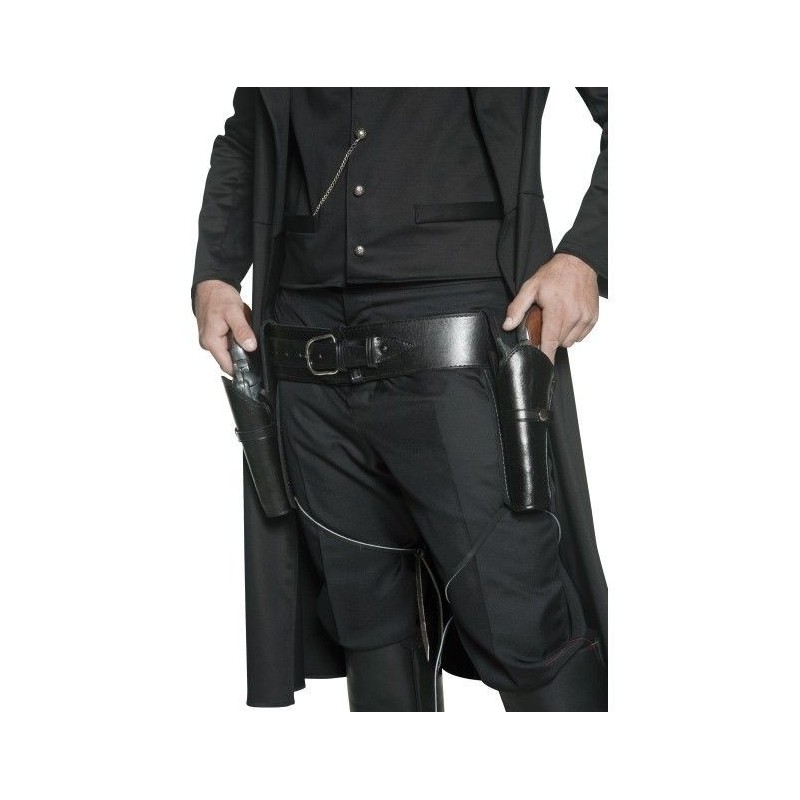 Cinturon con caturchera doble deluxe vaquero oeste