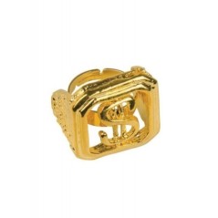 Anillo dorado simbolo del dolar milloneti 64400 8712026644008