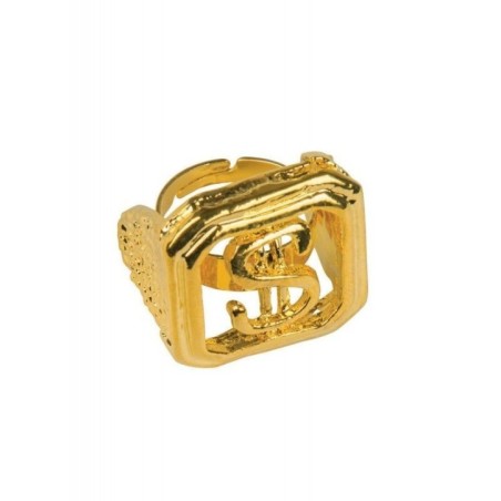 Anillo dorado simbolo del dolar milloneti 64400 8712026644008