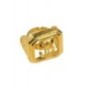 Anillo dorado simbolo del dolar milloneti