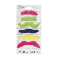 Bigotes de colores 6 unidades 1850 8712026018502