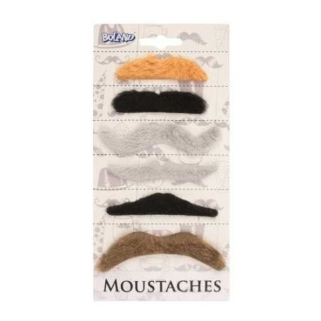 Bigotes surtidos set 6 unidades 1851 8712026018519