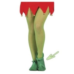 Zapatos elfo verdes de latex 18414 8434077184141