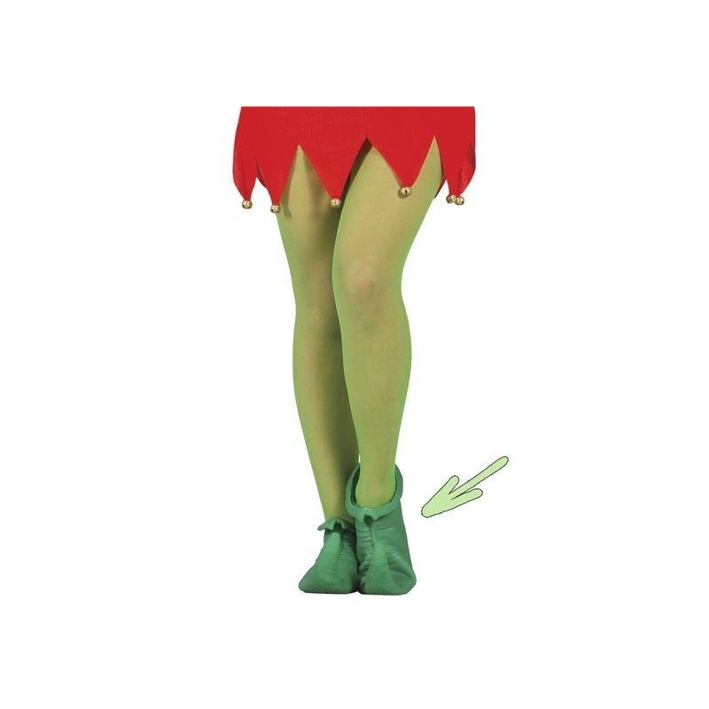Zapatos elfo verdes de latex