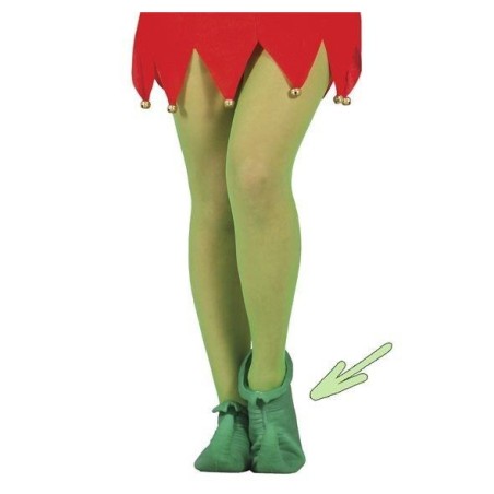 Zapatos elfo verdes de latex 18414 8434077184141