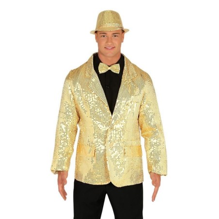 Americana lentejuelas oro para hombre talla l 88196 8434077881965
