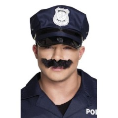 Bigote policia o super mario bros negro 1817 8712026018175