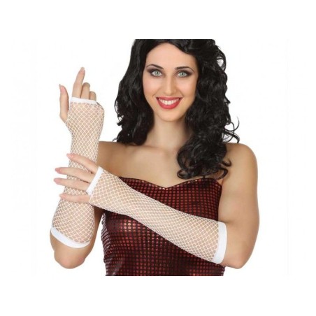 Guantes malla blancos rejilla red 34509 8422259345091