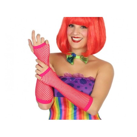 Guantes rejilla fucsia red malla 48914 8422259489149