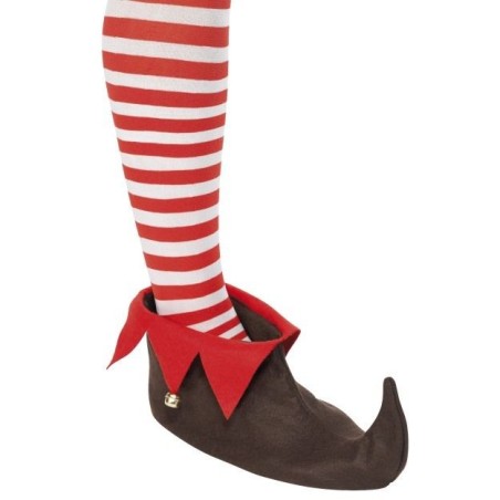 Zapatos elfo marron con campanas 33319 5020570333198