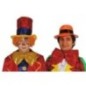 Pajarita payaso lentejuelas gigante oro o rojo