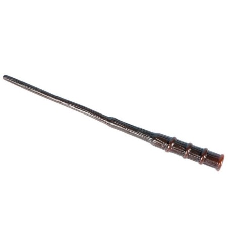 Varita mago torcida color madera 30 cm estudiante 115036 8423667128535