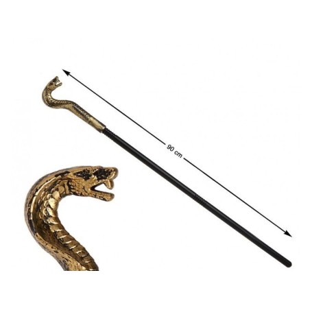 Baston serpiente 90 cm dorado 57502 8422259575023