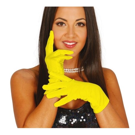 Guantes amarillos cortos 20 cm 17425 8434077174258