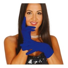 Guantes azul marino cortos 20 cm 17430 8434077174302