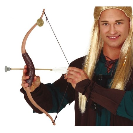 Arco medieval 58 cm con dos flechas 17813 8434077178133