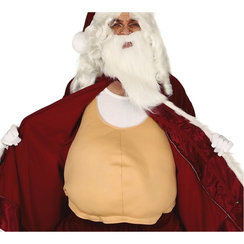 Barriga papa noel en tela