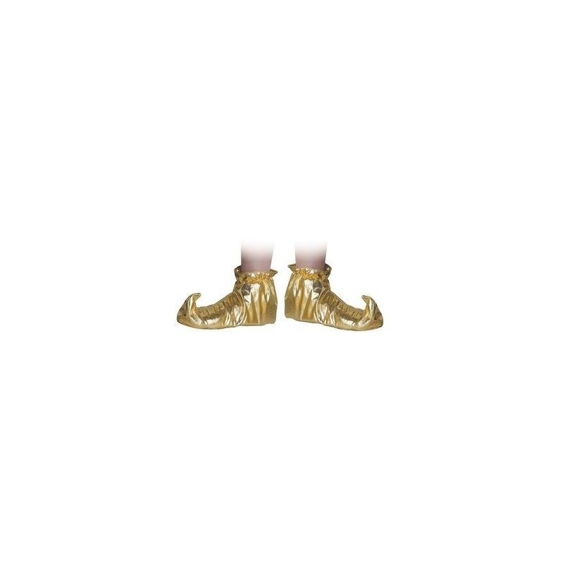 Babuchas infantiles doradas arabes lame
