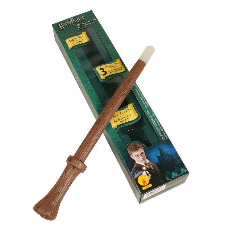 Varita magica Harry Potter deluxe