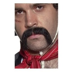 Bigote mejicano autentico duro oeste deluxe 31130 5020570311301