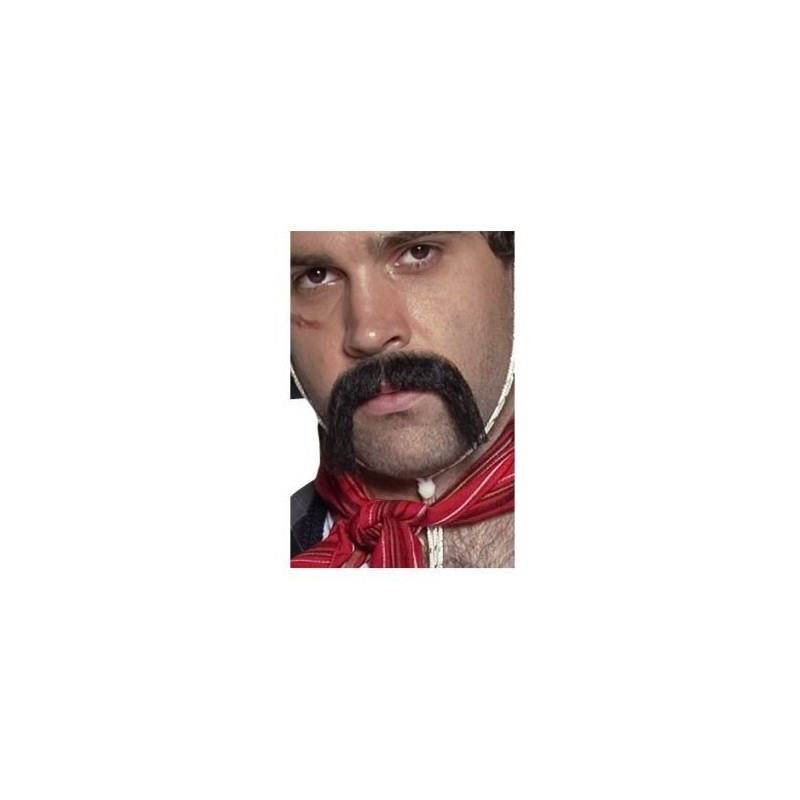 Bigote mejicano autentico duro oeste deluxe