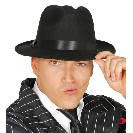 Sombrero ganster negro cinta negra michael 8434077135051 13505