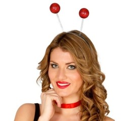 Diadema bola escarcha rojo 8434077166260 16626