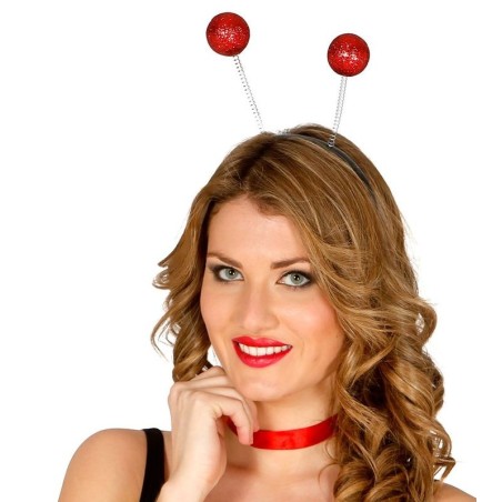 Diadema bola escarcha rojo 8434077166260 16626