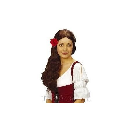 Pinza del pelo rosa roja 10 cm 8003558243501 2435R
