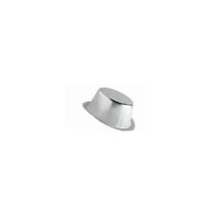 Chistera metalizada plata barata cotillon 8422935551853 55185