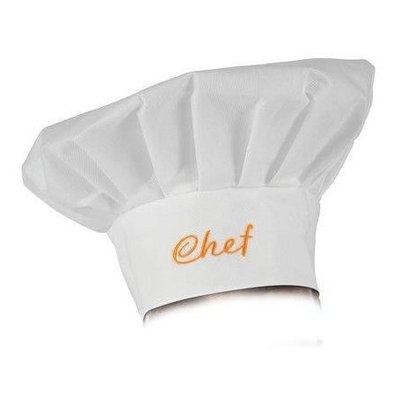 Sombrero chef 57 61 cm cocinero 8712026906472 90647