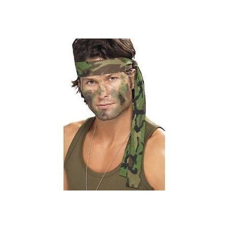 Cinta para el pelo camuflaje ejercito rambo bandana 5020570354186 35418