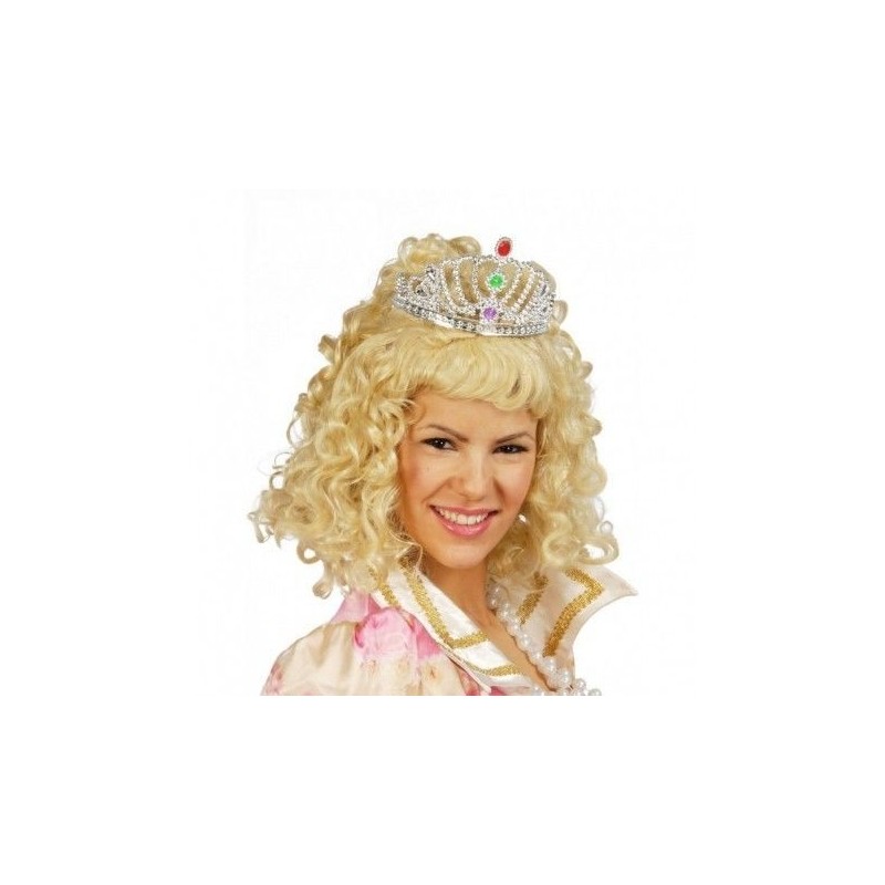 Tiara princesa plata corona reina