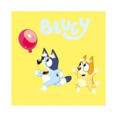 Servilletas Bluey cumpleaños 20 ud 33 cm-Fiestas cumpleaños baratas 194099103343 9915379LI