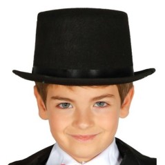 Chistera negra infantil de fieltro para niños 8434077136805 13680