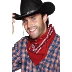 Pañuelo vaquero rojo del oeste 5020570222966 22296