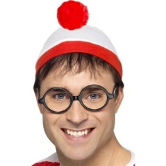 Sombrero y gafas donde esta Wally original licencia 5020570345894 34589