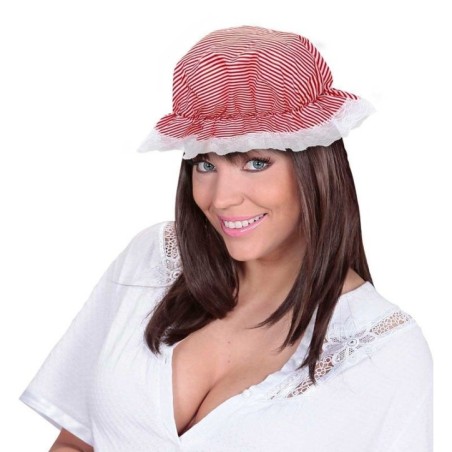 Gorro de dormir rayas blanco y rojo 8003558024261 2426