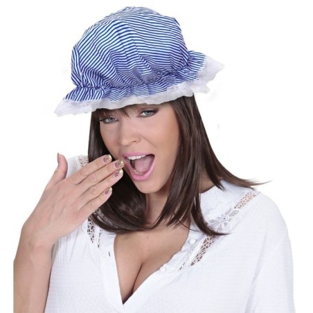 Gorro de dormir rayas blanco y azul 8003558024278 2427