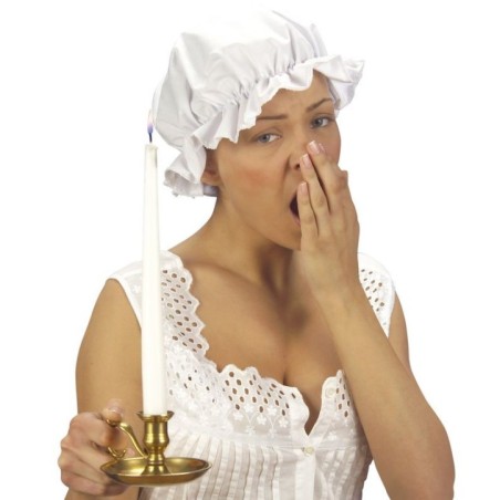 Sombrero abuleita blanco caperucita dormir cofia 8003558332908 3329M