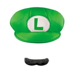 Kit luigi para niño sombrero y bigote 39897737560 44558FU